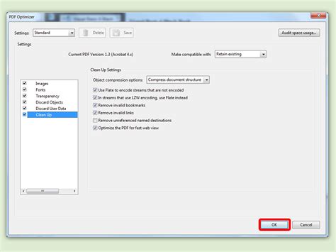 Compress PDF .